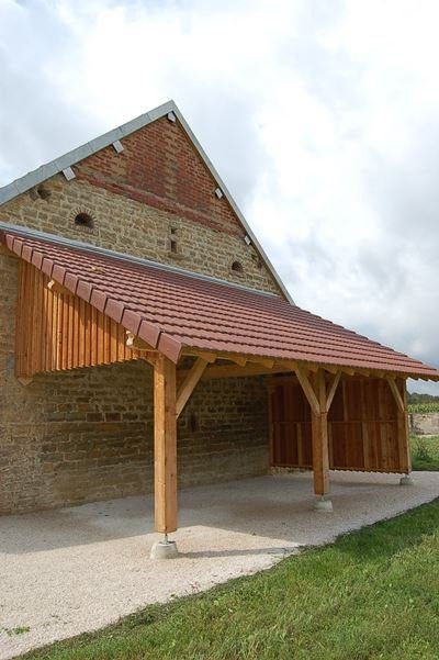 Appentis et carports — CB2A Charpente
