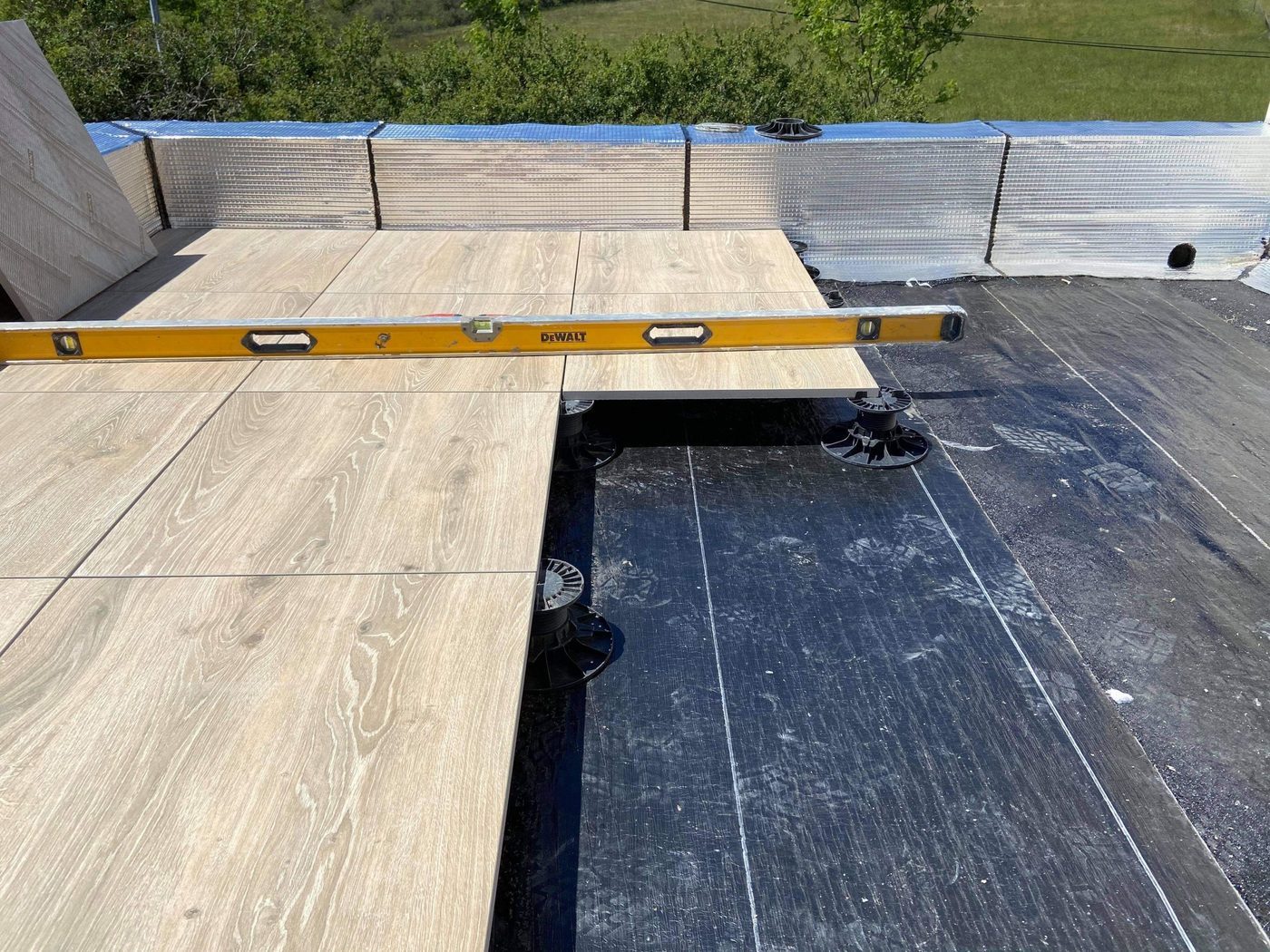 Nettoyage de terrasse — Flat Roof Étanchéité